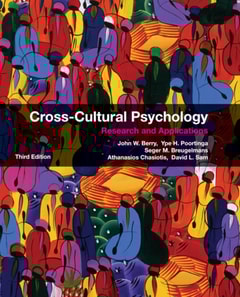 Cross-Cultural Psychology