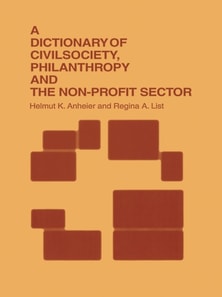 Dictionary of Civil Society, Philanthropy and the Third Sector