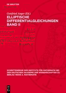Elliptische Differentialgleichungen Band II