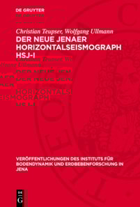 Der neue Jenaer Horizontalseismograph HSJ-I
