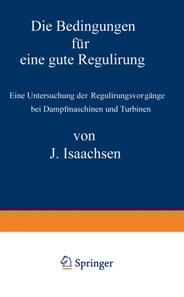 Die Bedingungen für eine gute Regulirung