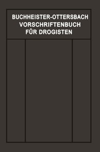 Vorschriftenbuch für Drogisten