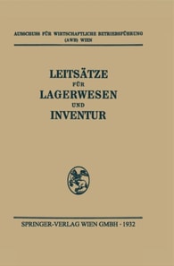 Leitsätze für Lagerwesen und Inventur