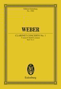 Clarinet Concerto No. 1 F minor