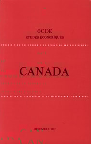 Etudes economiques de l'OCDE : Canada 1972