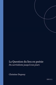 Question du lieu en poesie