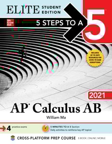5 Steps to a 5: AP Calculus AB 2021 Elite Student Edition