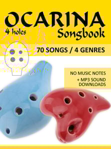 4-hole Ocarina Songbook - 70 Songs / 4 Genres