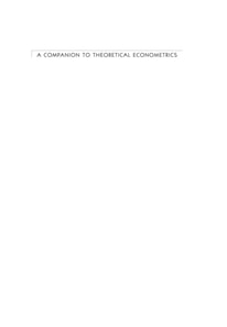 Companion to Theoretical Econometrics