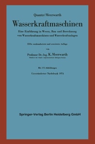 Wasserkraftmaschinen