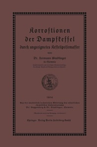 Korrosionen der Dampfkessel