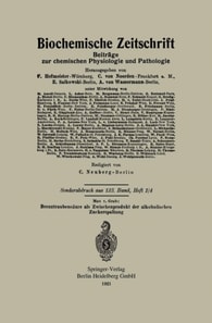 Brenztraubensäure als Zwischenprodukt der alkoholischen Zuckerspaltung