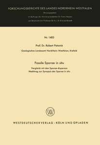 Fossile Sporae in situ