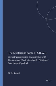Mysterious name of Y.H.W.H