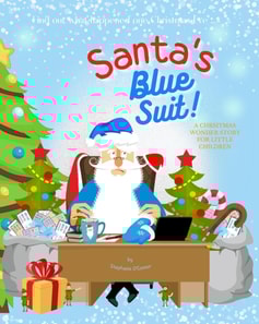 Santa's Blue Suit