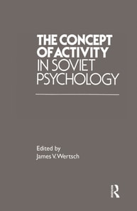 Concept of Activity in Soviet Psychology