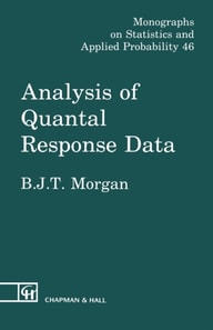 Analysis of Quantal Response Data