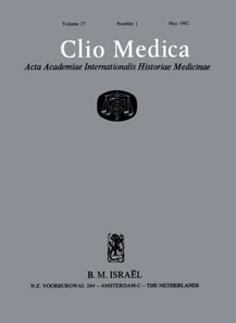 Clio Medica. Acta Academiae Internationalis Historiae Medicinae, Vol. 17