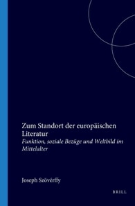 Zum Standort der europaischen Literatur