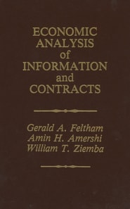 Economic Analysis of Information and Contracts