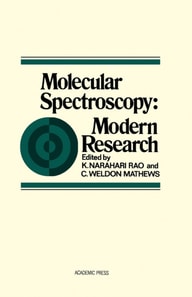 Molecular Spectroscopy
