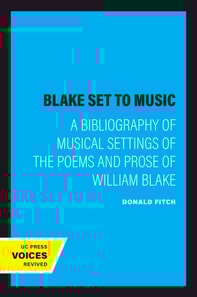 Blake Set to Music