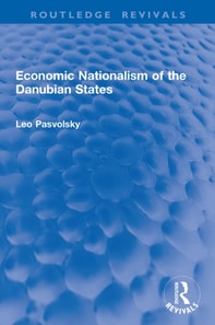 Economic Nationalism of the Danubian States
