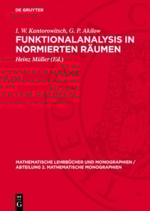 Funktionalanalysis in normierten Räumen