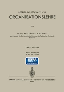 Betriebswirtschaftliche Organisationslehre