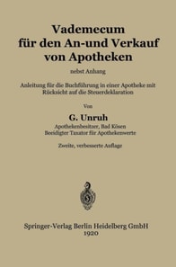 Vademecum für den An- und Verkauf von Apotheken