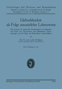 Unfruchtbarkeit als Folge unnatürlicher Lebensweise