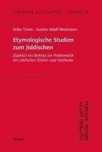 Etymologische Studien zum Jiddischen