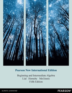 Beginning and Intermediate Algebra, Pearson New International Edition