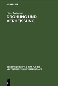 Drohung und Verheißung