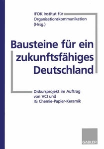 Bausteine für ein zukunftsfähiges Deutschland