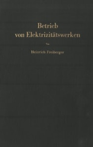 Betrieb von Elektrizitätswerken