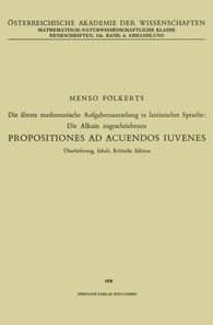 Die älteste mathematische Aufgabensammlung in lateinischer Sprache: Die Alkuin zugeschriebenen