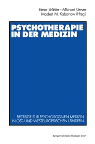 Psychotherapie in der Medizin
