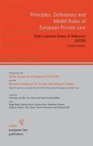 Principles, Definitions and Model Rules of European Private Law