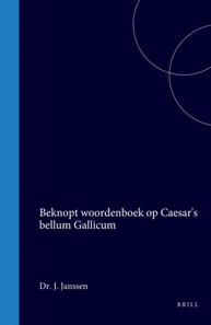 Beknopt woordenboek op Caesar's bellum Gallicum