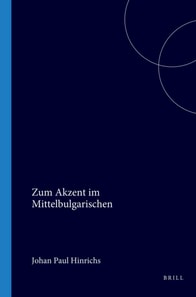 Zum Akzent im Mittelbulgarischen