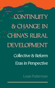 Continuity and Change in China's Rural Development