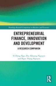 Entrepreneurial Finance, Innovation and Development