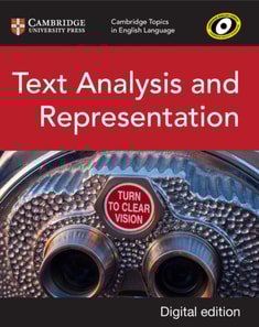 Text Analysis and Representation Digital Edition
