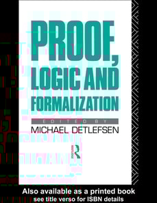 Proof, Logic and Formalization