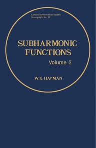 Subharmonic Functions