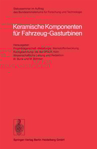 Keramische Komponenten für Fahrzeug-Gasturbinen