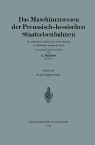 Neuere Kraftwerke der Preussisch-hessischen Staatseisenbahnen