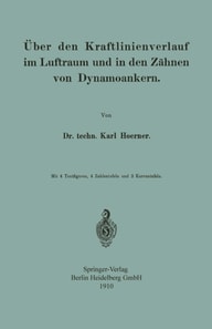 Über den Kraftlinienverlauf im Luftraum und in den Zähnen von Dynamoankern