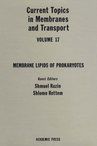 Current Topics in Membranes and Transport